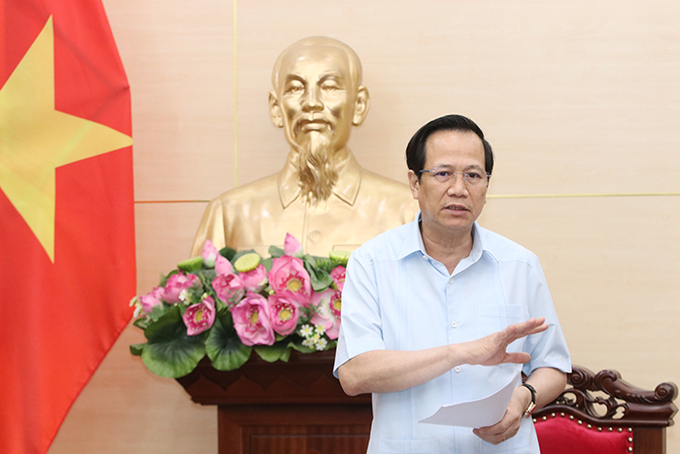 Bộ trưởng Bộ Lao động - Thương binh và Xã hội Đào Ngọc Dung phát biểu