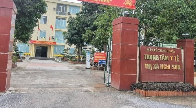 Trung tâm Y tế thị xã Nghi Sơn nơi ông Nguyễn Văn Thiệp công tác
