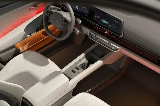 Xe điện Ioniq 6 sẽ sở hữu 64 tùy chọn màu nội thất. Ảnh: Hyundai.