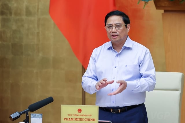 Thủ tướng Phạm Minh Chính chủ trì phiên họp Chính phủ thường kỳ tháng 7.