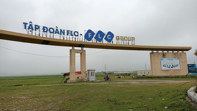 Dự án khu công nghiệp FLC Hoàng Long tại thành phố Thanh Hóa của Tập đoàn FLC “treo” suốt 7 năm qua.