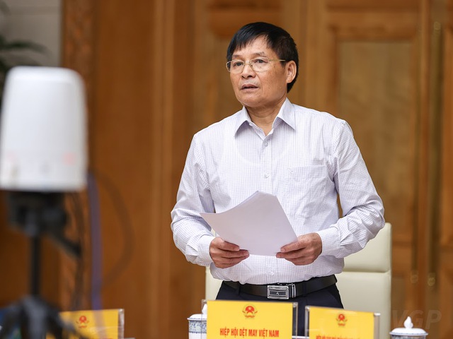Ông Trương Văn Cẩm, Phó Chủ tịch Thường trực kiêm Tổng Thư ký Hiệp hội Dệt May Việt Nam.