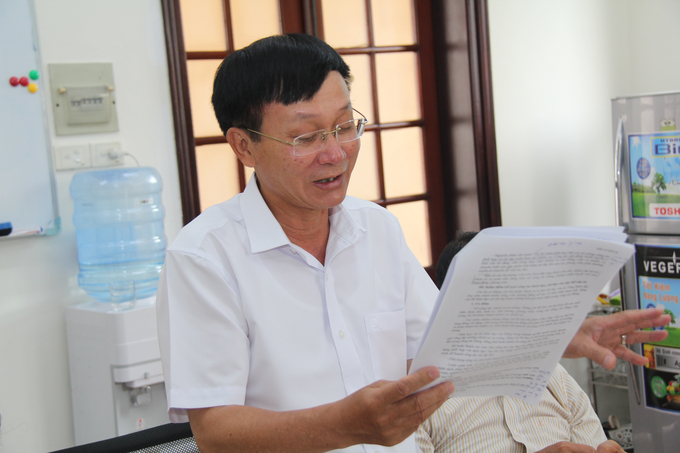 Đồng chí Trần Văn Hiền, đảng viên Chi bộ Tạp chí Tài chính doanh nghiệp phát biểu