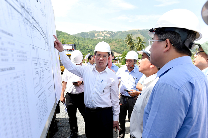 Bộ trưởng Hồ Đức Phớc đã đến kiểm tra Dự án Môi trường bền vững các thành phố Duyên Hải - Tiểu dự án thành phố Nha Trang.