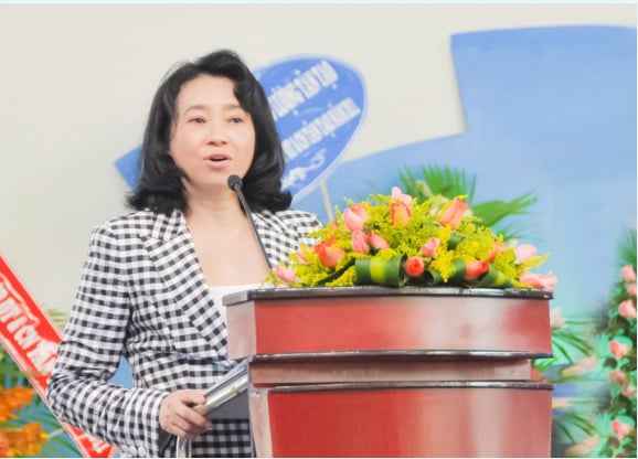 Bà Đặng Thị Hoàng Yến - chủ tịch hội đồng quản trị Công ty Tân Tạo - Ảnh: ITA.