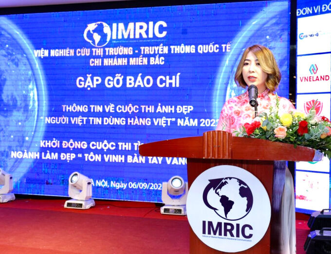 Bà Nguyễn Thị Huyền, Giám đốc chi nhánh Miền Bắc Viện IMRIC.