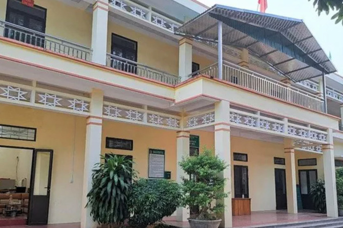 Trụ sở UBND xã Xuất Hóa, huyện Lạc Sơn, tỉnh Hòa Bình (Ảnh: Trần Hảo).