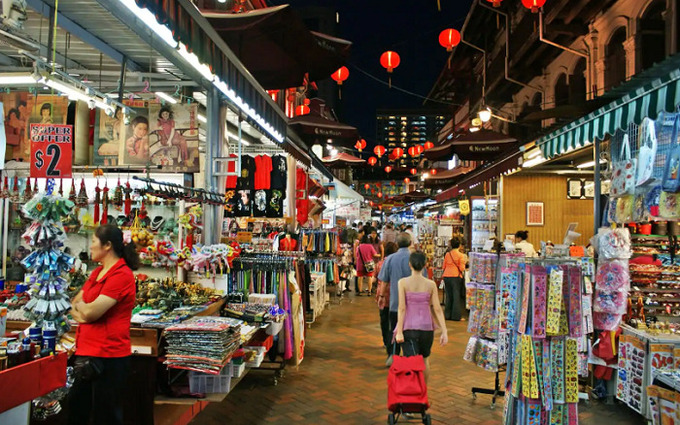Chợ Bugis ở Singapore. Ảnh minh họa