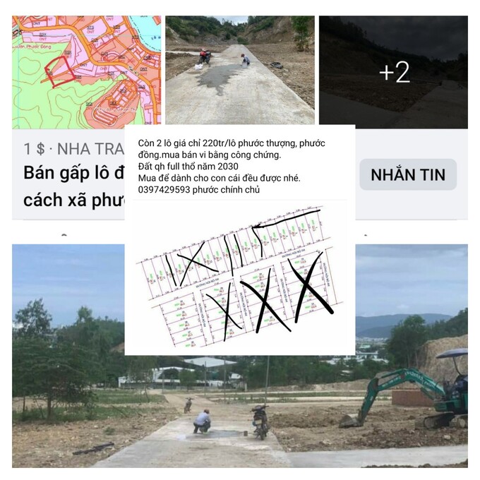 Tình trạng phân lô bán nền đang diễn ra rất nóng tại xã Phước Đồng, TP.Nha Trang.