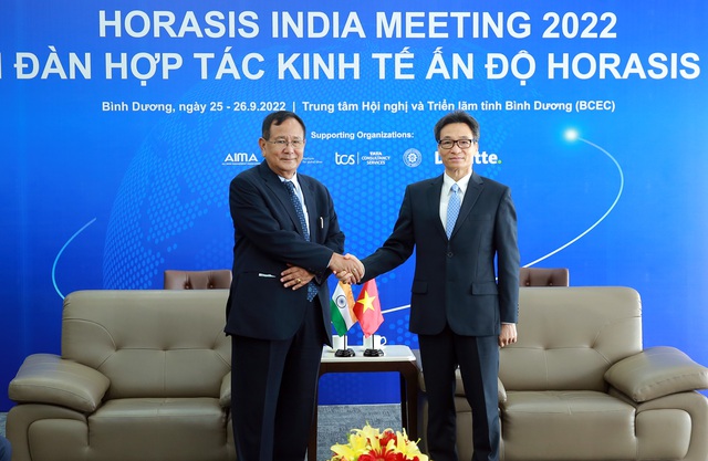 Phó Thủ tướng Vũ Đức Đam mong muốn các doanh nghiệp Ấn Độ đẩy mạnh đầu tư vào Việt Nam trong các lĩnh vực mà Ấn Độ có thế mạnh - Ảnh: VGP