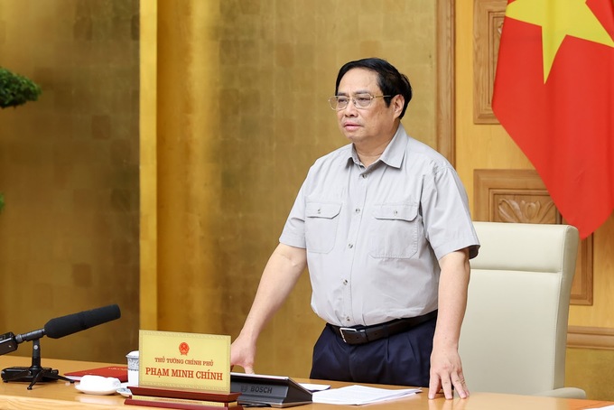 Thủ tướng Phạm Minh Chính chủ trì cuộc họp trực tuyến về ứng phó khẩn cấp với bão số 4 (bão Noru).