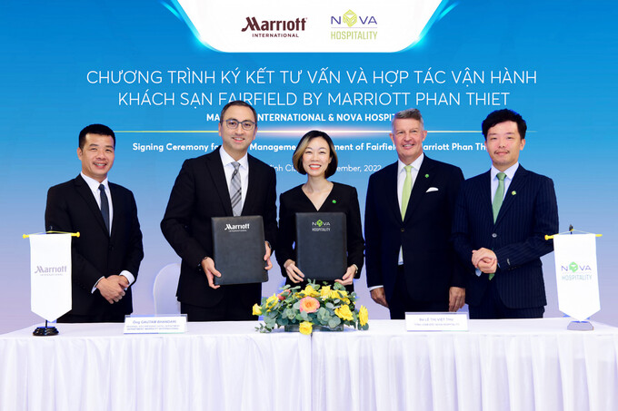 Marriott International sẽ là đối tác tư vấn vận hành khách sạn Fairfield by Marriott Phan Thiet tại Siêu thành phố Biển – Du lịch – Sức khỏe NovaWorld Phan Thiet.