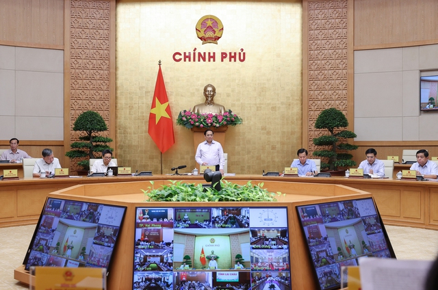 Thủ tướng Phạm Minh Chính chủ trì Hội nghị trực tuyến Chính phủ với địa phương và Phiên họp Chính phủ thường kỳ tháng 9 năm 2022.