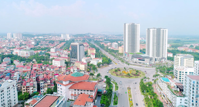 Trung tâm thành phố Bắc Ninh.
