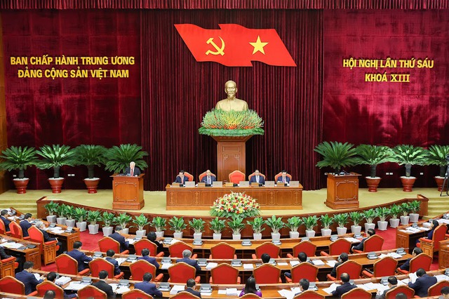 Hội nghị lần thứ 6 Ban Chấp hành Trung ương Đảng Cộng sản Việt Nam khóa XIII chính thức khai mạc tại Hà Nội.