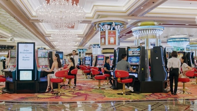 Khách chơi bên trong casino ở Phú Quốc. Ảnh: Corona