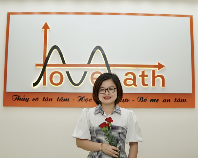 Chị Phạm Thị Liên - Phó GĐ Công ty TNHH Tâm Đức Trí và thương hiệu giáo dục Love Math.