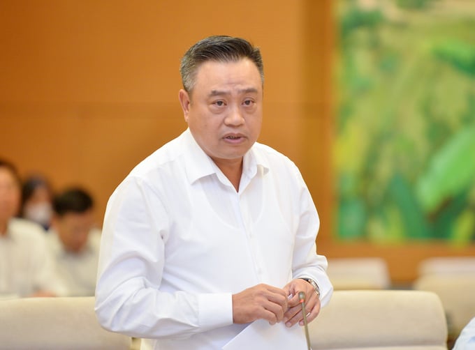 Chủ tịch UBND TP Hà Nội Trần Sỹ Thanh.