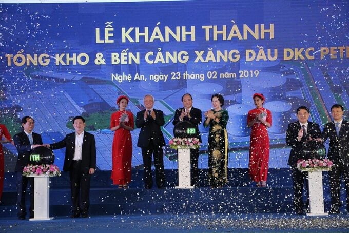 Lễ khánh thành Tổng kho xăng dầu DKC tại xã Nghi Thiết, huyện Nghi Lộc (Nghệ An).