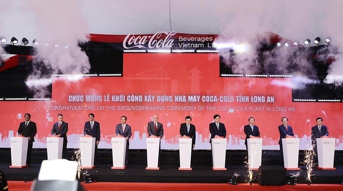 Coca-Cola khởi công xây dựng nhà máy sản xuất nước giải khát 136 triệu USD
