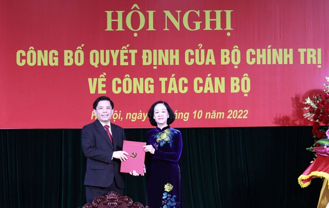 Ông Nguyễn Văn Thể giữ chức Bí thư Đảng ủy Khối các cơ quan Trung ương.