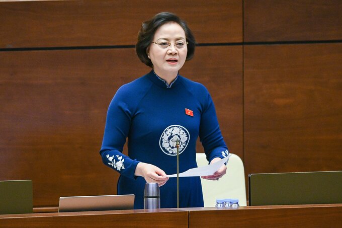 Bộ trưởng Bộ Nội Vụ Phạm Thị Thanh Trà.
