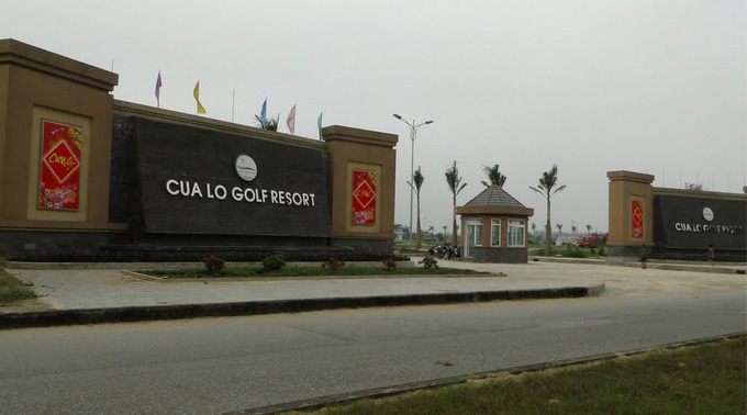Dự án Tổ hợp sân golf, khách sạn và biệt thự tại thị xã Cửa Lò.