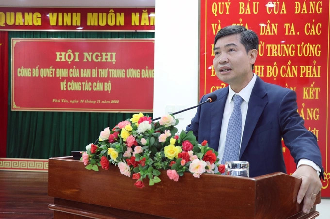 Thứ trưởng Bộ Tài chính Tạ Anh Tuấn làm Phó bí thư Tỉnh ủy Phú Yên.