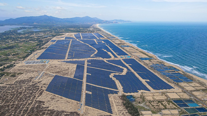 Dự án điện mặt trời của BCG ở tỉnh Bình Định.