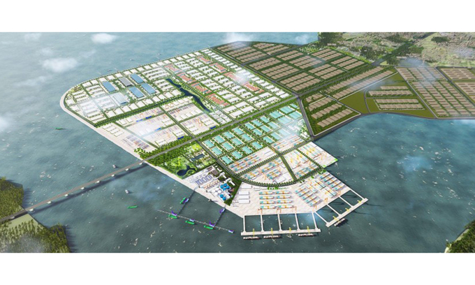Tuyến đê biển Nam Đình Vũ sẽ mở rộng thêm cho Hải Phòng 2000ha đất phát triển KCN