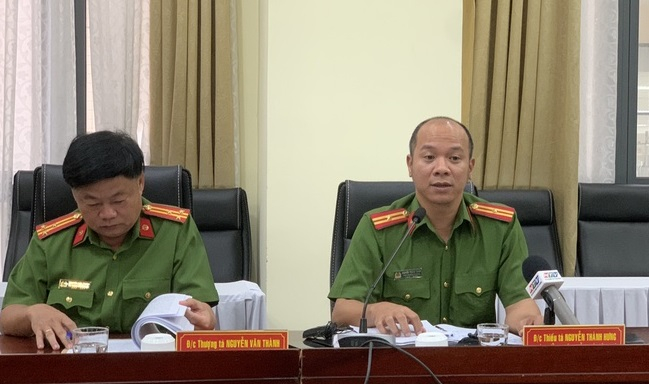 Thiếu tá Nguyễn Thành Hưng, Phó trưởng Phòng Cảnh sát hình sự Công an Tp.HCM khuyến cáo người dân không nên vay tiền qua các app ứng dụng trên mạng xã hội.