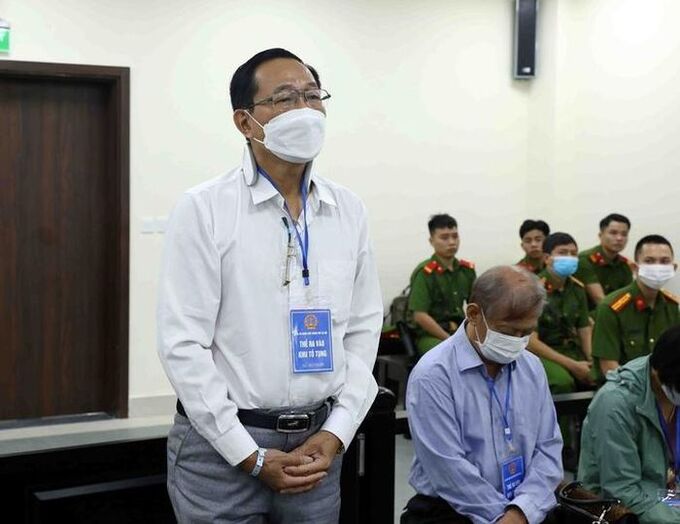 Bị cáo Cao Minh Quang tại tòa.