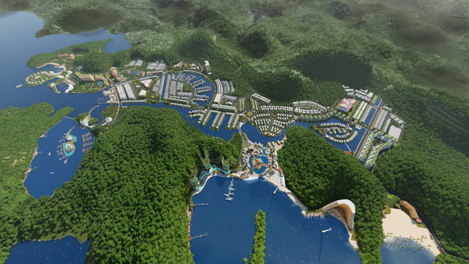 Dự án Cát Bà Amatina (Khu đô thị du lịch Cái Giá - Cát Bà tại Hải Phòng) có tổng vốn đầu tư gần 11.000 tỷ đồng.