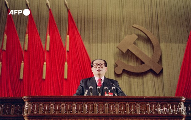 Ông Giang Trạch Dân giữ chức Tổng Bí thư Đảng Cộng sản Trung Quốc từ năm 1989 đến 2002. (Nguồn: AFP)