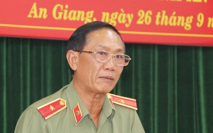 Ông Bùi Bé Tư - nguyên Giám đốc Công an tỉnh An Giang.