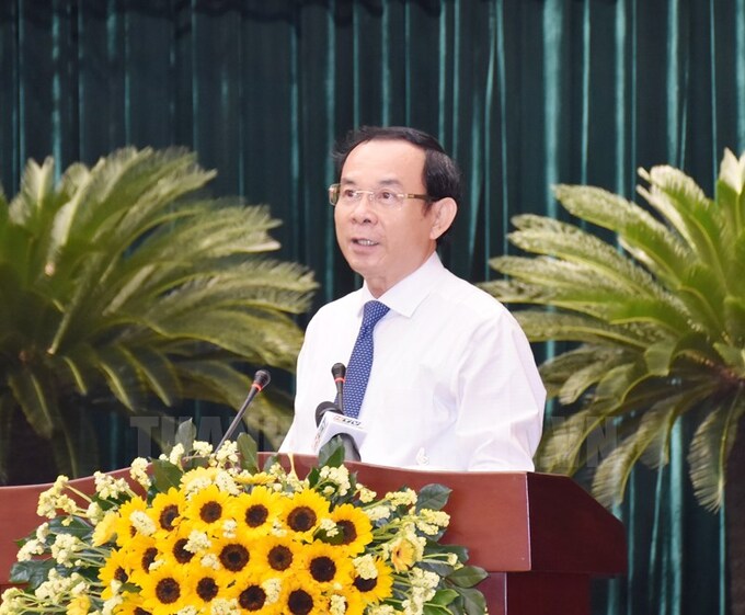 Bí thư Thành ủy Tp.HCM Nguyễn Văn Nên.