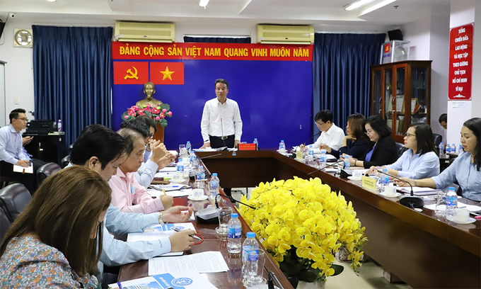 Tổng Giám đốc Nguyễn Thế Mạnh làm việc với BHXH 3 tỉnh, thành vùng Đông Nam Bộ.