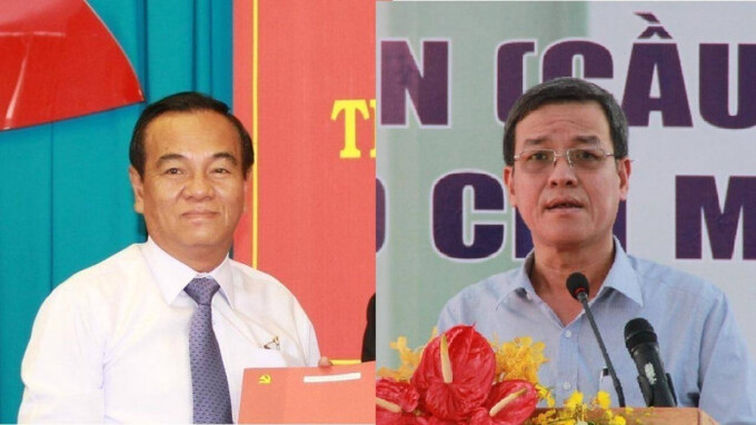 Nguyên Bí thư Tỉnh ủy Đồng Nai Trần Đình Thành (trái) và nguyên Chủ tịch UBND tỉnh Đồng Nai Đinh Quốc Thái.