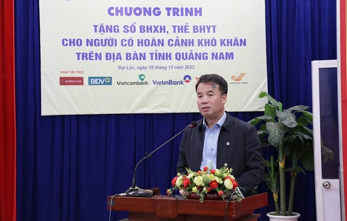 Tổng Giám đốc Nguyễn Thế Mạnh phát biểu.