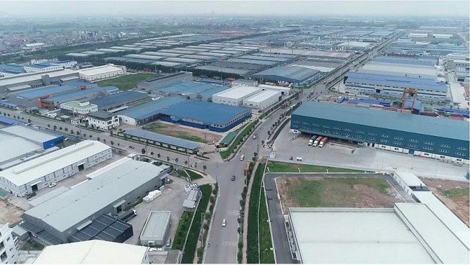 Khu Công nghiệp Vân Trung nằm sát dự án khu đô thị mới xã Nội Hoàng.