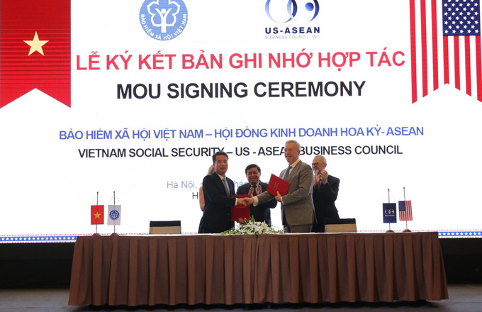 BHXH Việt Nam ký kết Bản ghi nhớ hợp tác với Hội đồng Kinh doanh Hoa Kỳ - ASEAN.