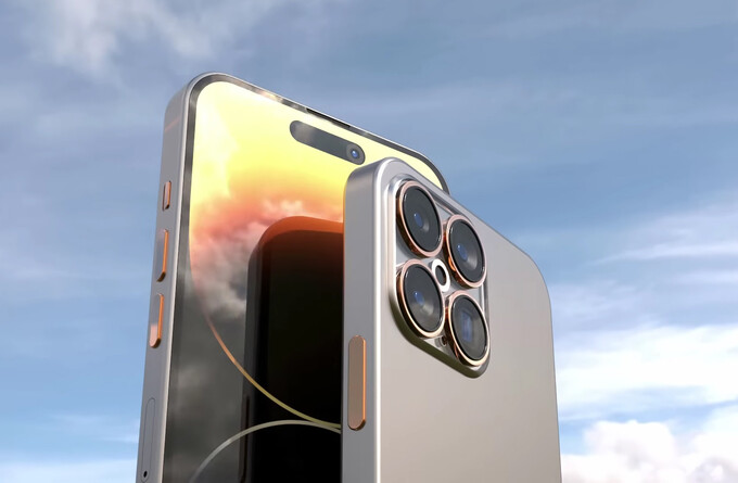 Concept iPhone 15 Ultra. Ảnh: 4RMD