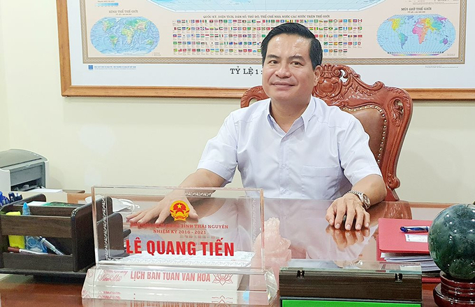 Phó Chủ tịch UBND tỉnh Thái Nguyên Lê Quang Tiến.