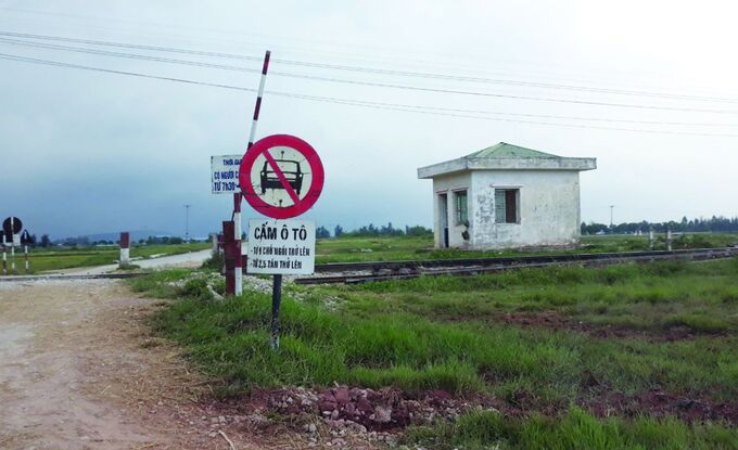Tuyến đường vào KCN Tho Lộc tại huyện Diễn Châu, Nghệ An.