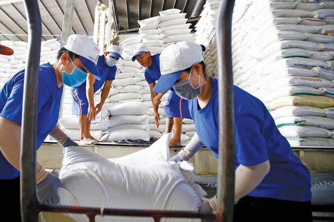 Xuất khẩu gạo của Việt Nam năm 2023 sẽ đạt 6,5 - 7 triệu tấn.