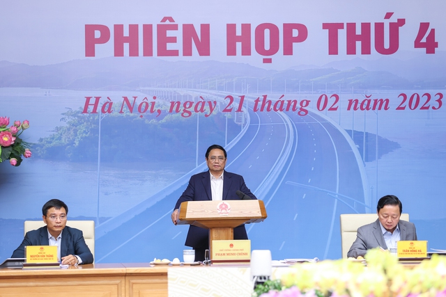 Thủ tướng Phạm Minh Chính, chủ trì phiên họp thứ tư Ban Chỉ đạo Nhà nước các công trình, dự án quan trọng quốc gia, trọng điểm ngành giao thông vận tải.