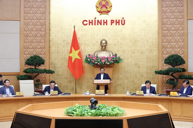 hủ tướng Phạm Minh Chính chủ trì phiên họp Chính phủ chuyên đề pháp luật tháng 2/2023.