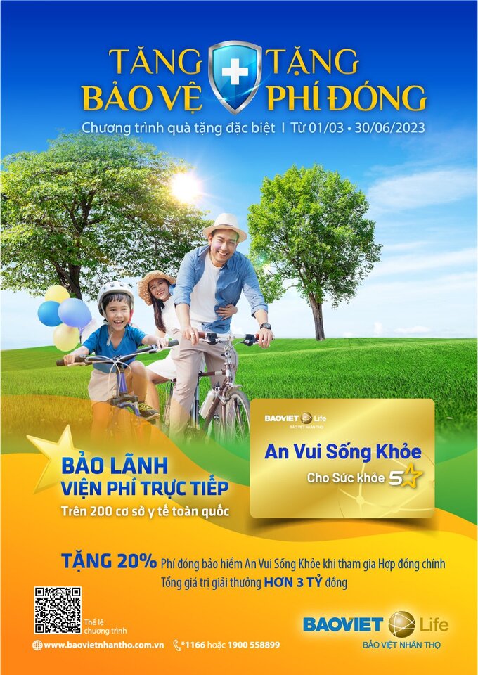 An Vui Sống Khỏe là sản phẩm bảo hiểm bảo vệ sức khỏe toàn diện với nhiều quyền lợi đặc biệt của Bảo Việt Nhân thọ
