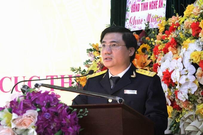 Ông Nguyễn Đình Đức phát biểu tại hội nghị.
