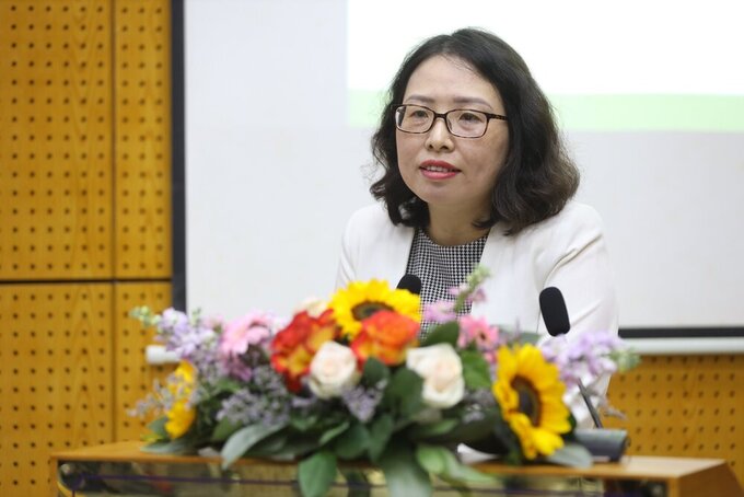 Bà Tạ Thanh Bình, Vụ trưởng Vụ Phát triển thị trường, Uỷ ban Chứng khoán Nhà nước.
